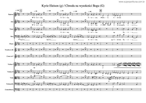 Partitura da música Kyrie v.5