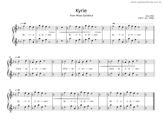 Partitura da música Kyrie_Missa_Syllabica