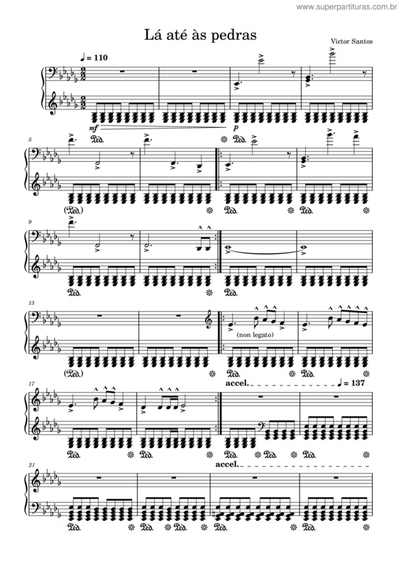 Partitura da música Lá Até Às Pedras – Vs1930000