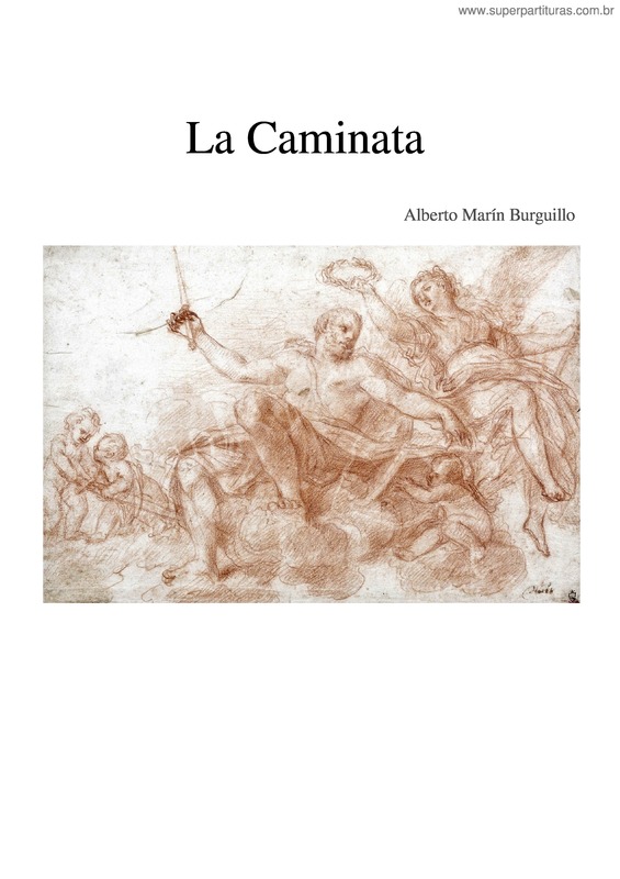 Partitura da música La Caminata – Sinfonía Perfekta Krimo