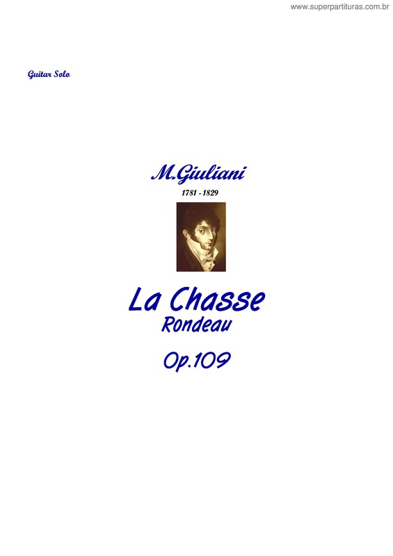 Partitura da música La Chasse Rondeau v.2