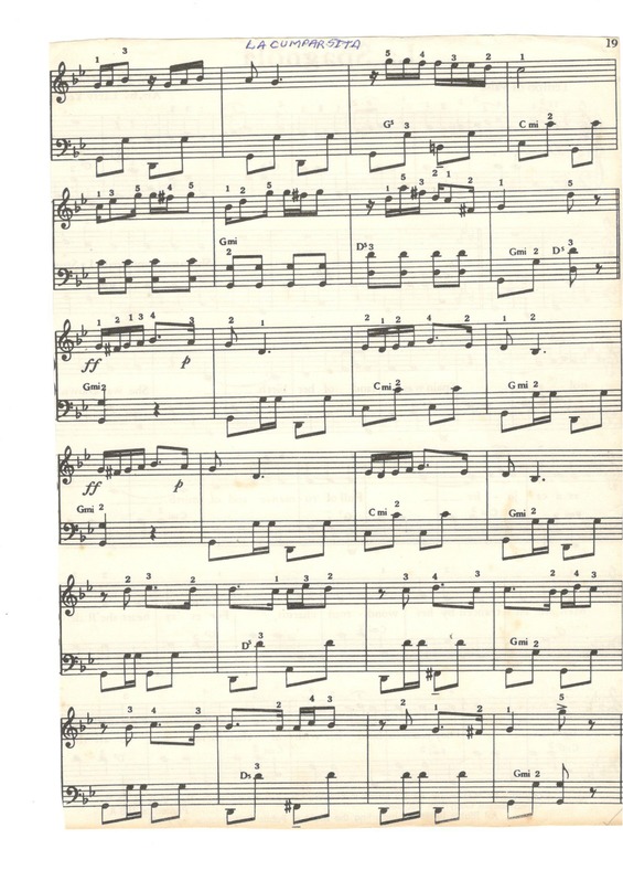 Partitura da música La Cumparsita Pág.2