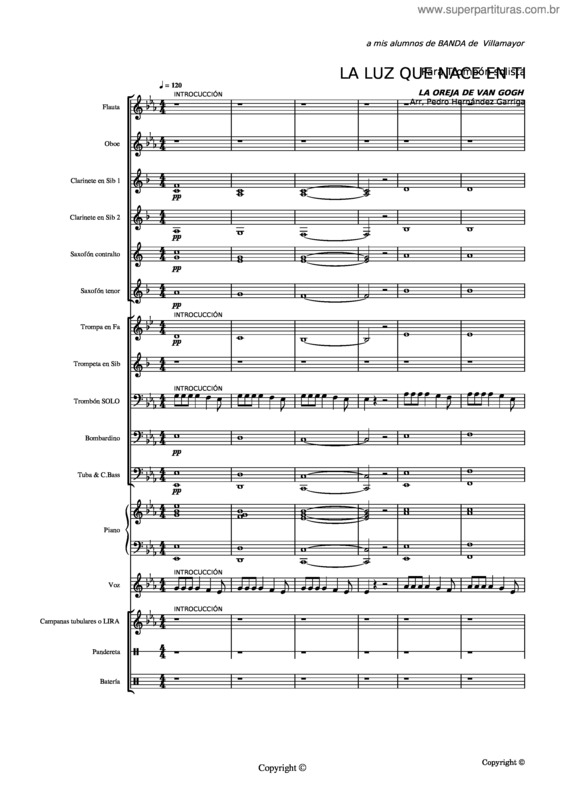 Partitura da música La Luz Que Nace En Ti – Villancicos La Luz Que Nace En Ti