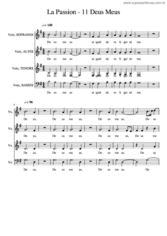 Partitura da música La Passion De Soriano