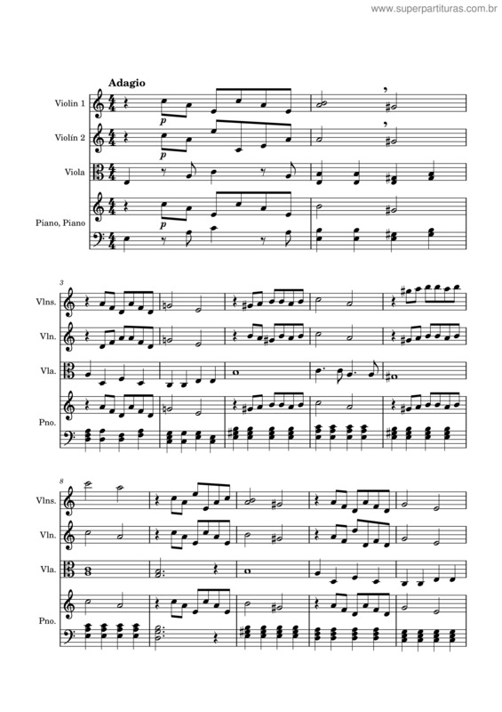 Partitura da música La Razon