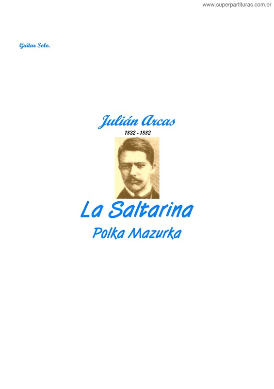 Partitura da música La Saltarina