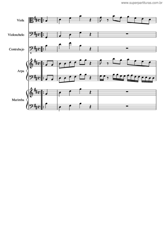Partitura da música La Sola Noche