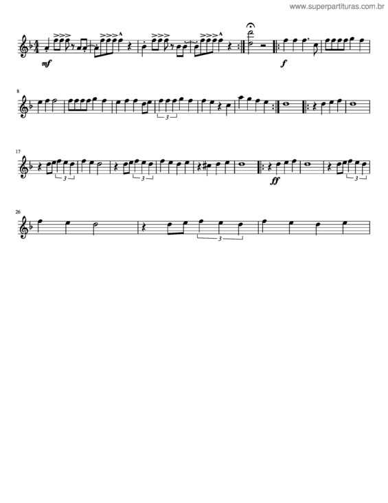 Partitura da música La Vida Es Un Carnaval v.12