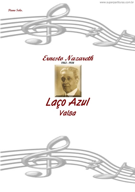 Partitura da música Laco Azul v.2