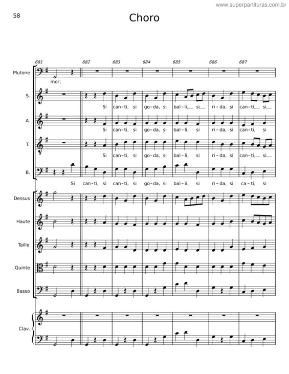 Partitura da música Le Carnaval De Venise v.5