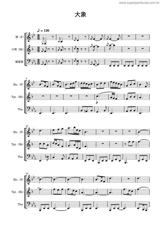 Partitura da música Le Carnaval Des Animaux v.11