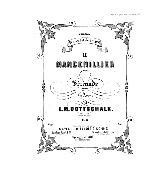 Partitura da música Le Mancenillier