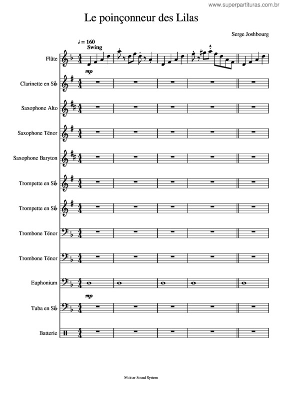 Partitura da música Le Poinçonneur Des Lilas