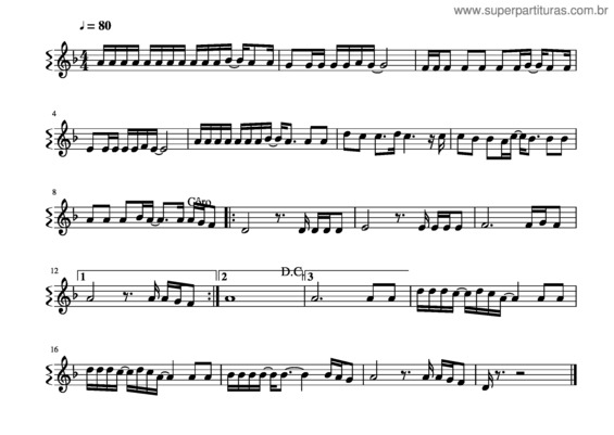 Partitura da música Leão De Judá v.4