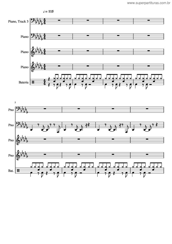 Partitura da música Legião Urbana – Por Enquanto