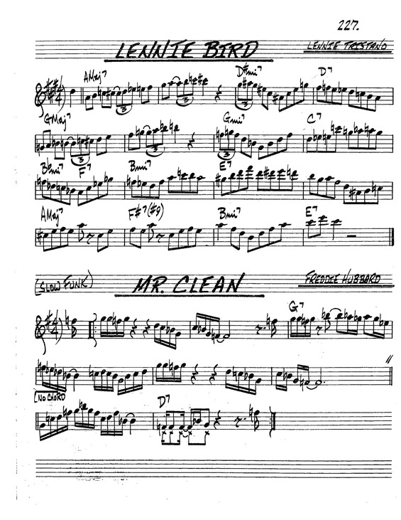 Partitura da música Lennie Bird v.8