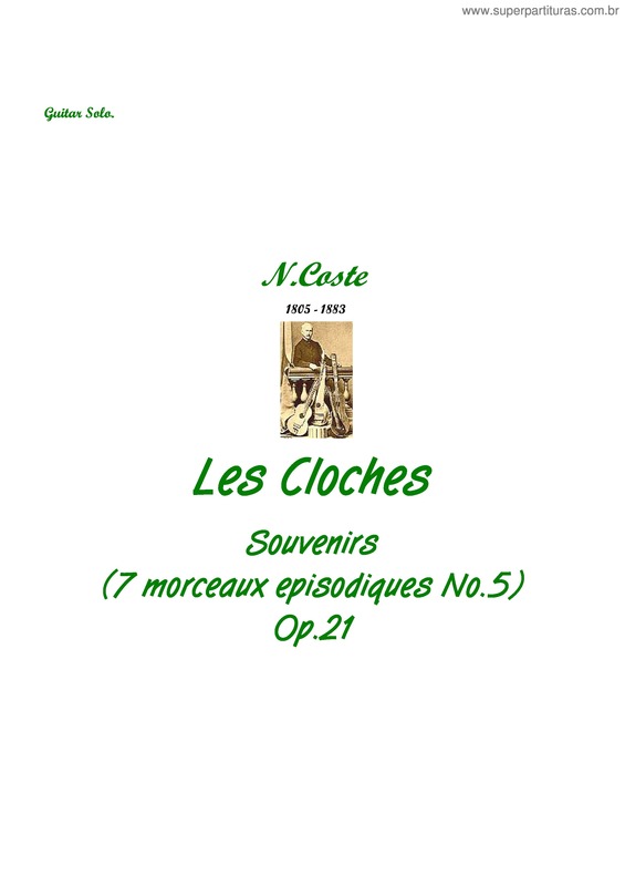 Partitura da música Les Cloches