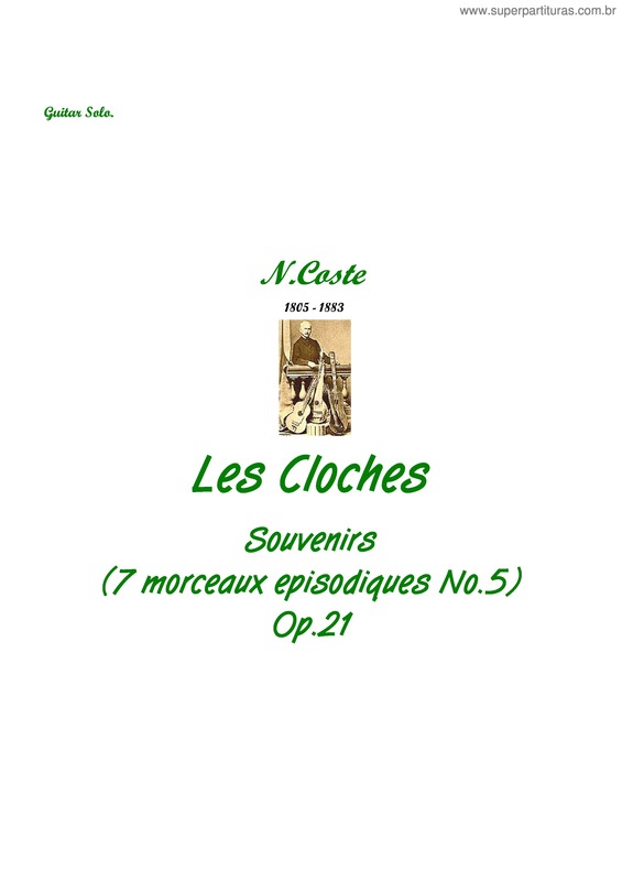 Partitura da música Les Cloches