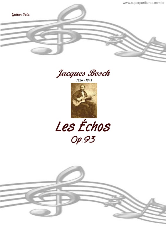 Partitura da música Les Échos