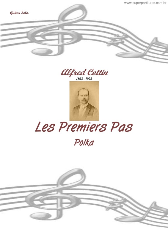 Partitura da música Les Premiers pas