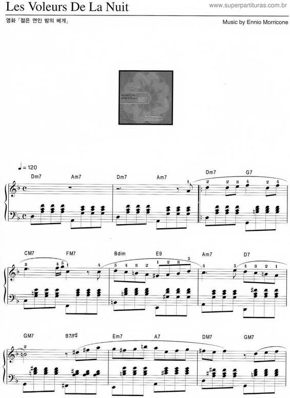 Partitura da música Les Voleurs De La Nuit