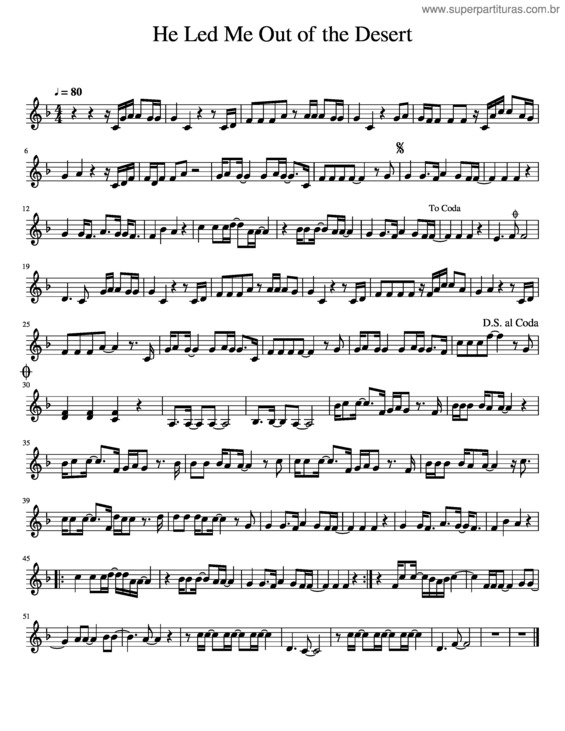 Partitura da música Let The Redeemed