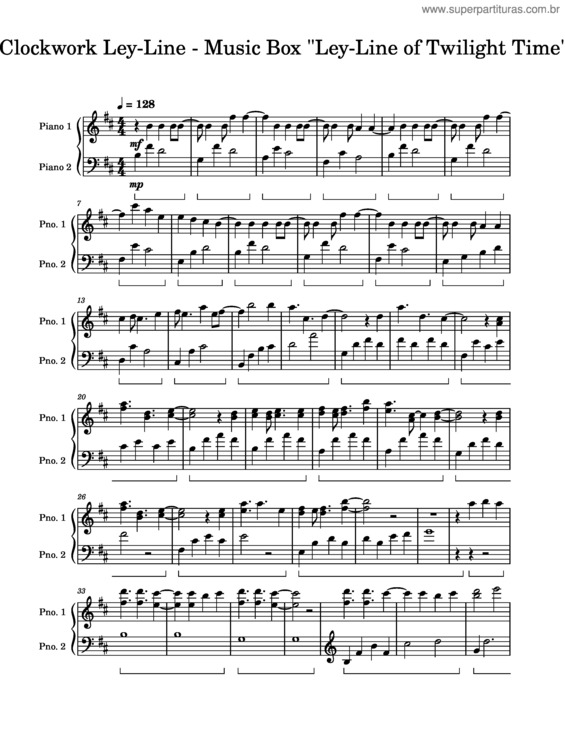 Partitura da música Ley–Line Of Twilight Time