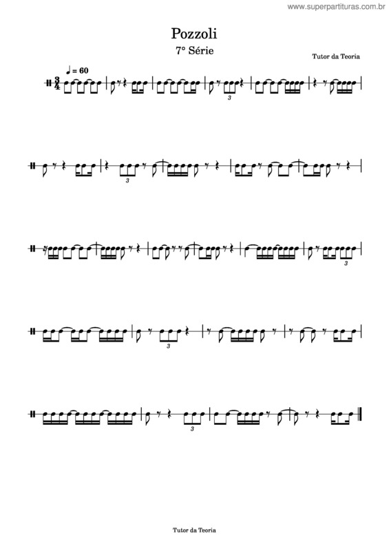 Partitura da música Lição v.11