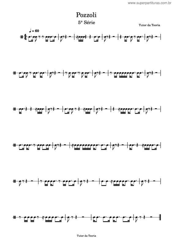 Partitura da música Lição v.16