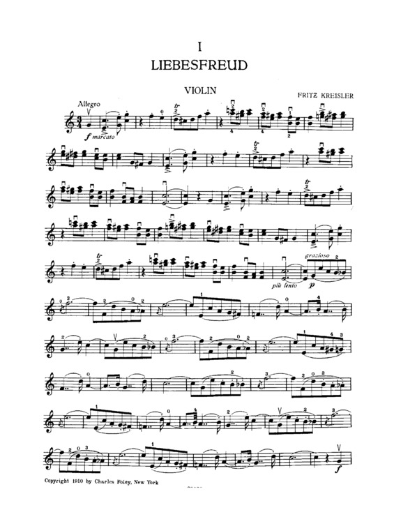 Partitura da música Liebesfreud