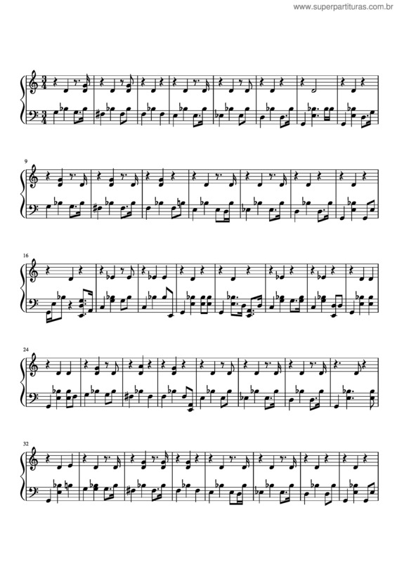 Partitura da música Livre v.4