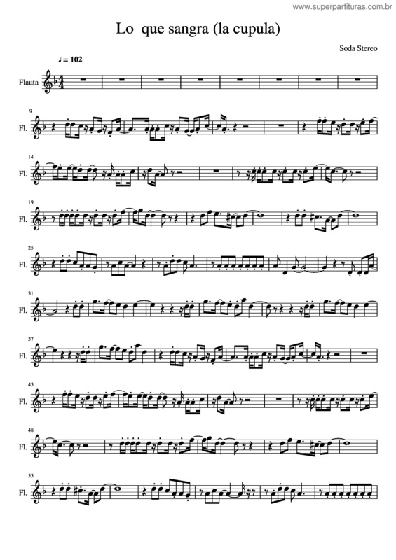 Partitura da música Lo Que Sangra
