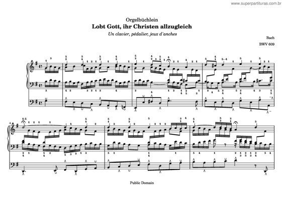 Partitura da música Lobt Gott, ihr Christen allzugleich v.2