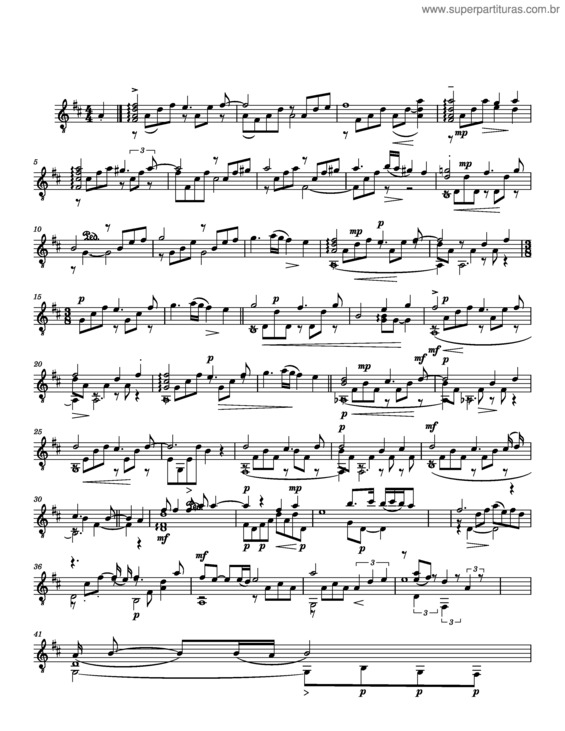 Partitura da música Local Hero  – Mark Knopfler Local Hero