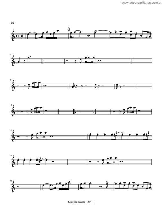 Partitura da música Long Train Running – Trmpt