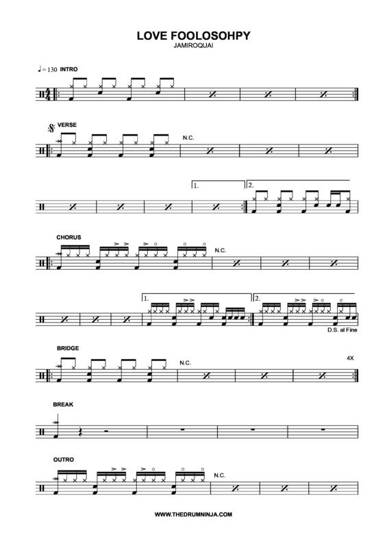 Partitura da música Love Foolosophy