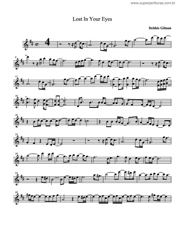 Partitura da música Love In Your Eyes