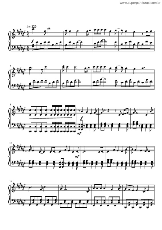 Partitura da música Love Is In Bloom