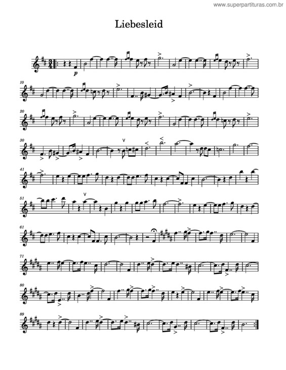 Partitura da música Love´S Sorrow