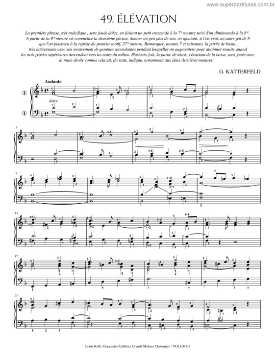 Partitura da música Lr–V1–No.49 Elevation