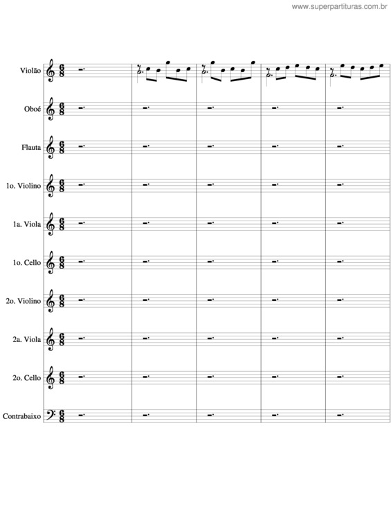 Partitura da música Luas De Jardim