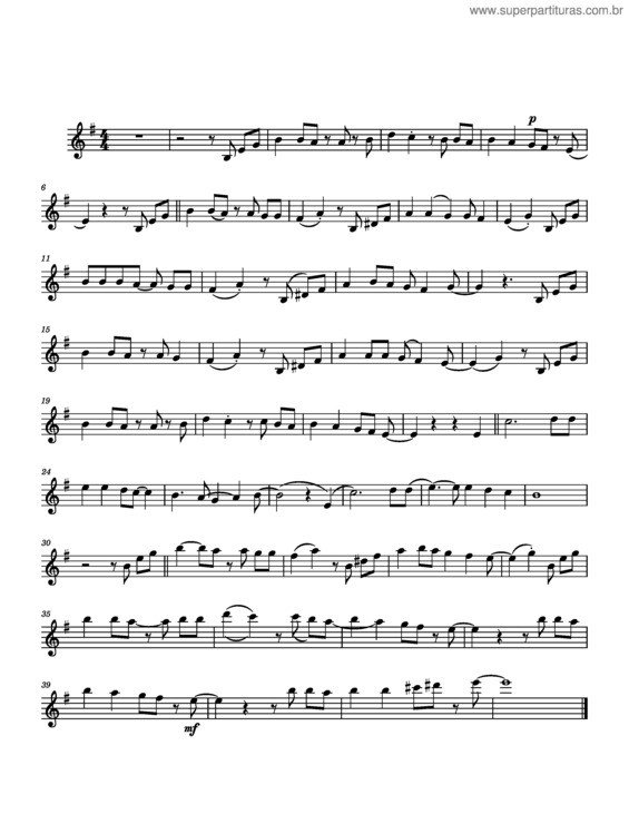 Partitura da música Luz De Luna v.2