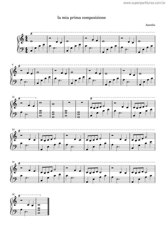 Partitura da música Magia Del Mondo