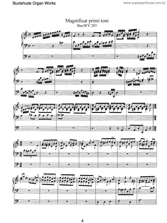 Partitura da música Magnificat Primi Toni v.2