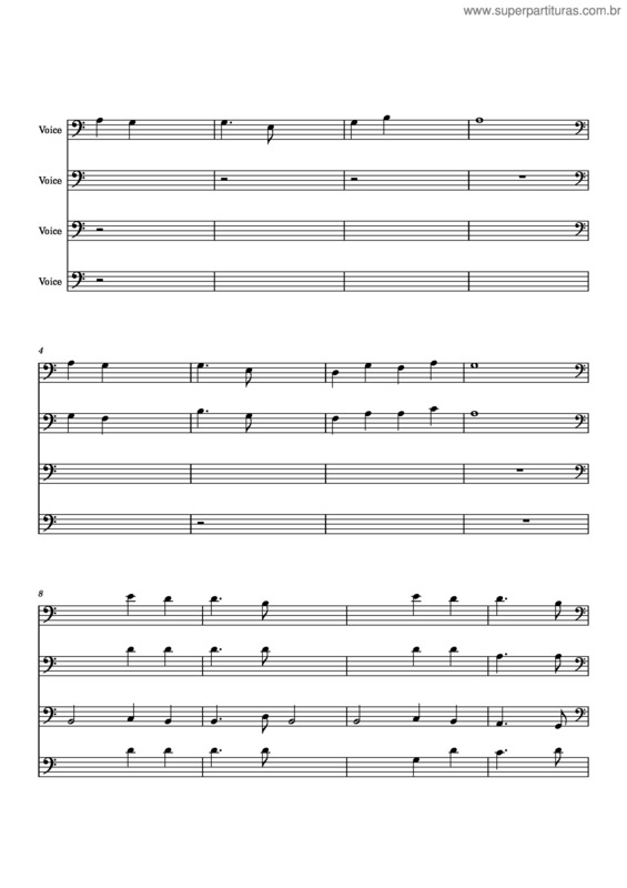 Partitura da música Mais Perto Quero Estar – Arthur Sullivan Mais Perto