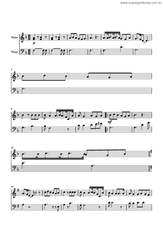 Partitura da música Maldita Primavera v.3