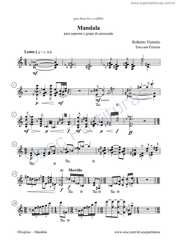 Partitura da música Mandala v.2