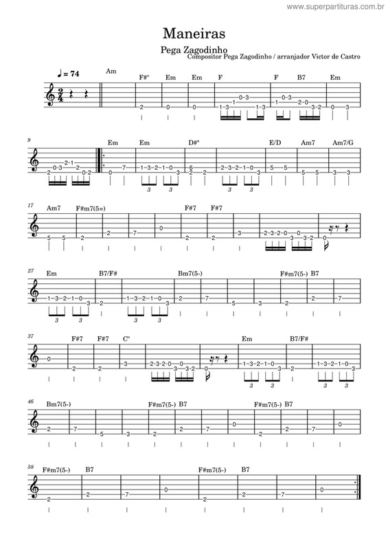 Dragon Ball GT, Partitura com cifras