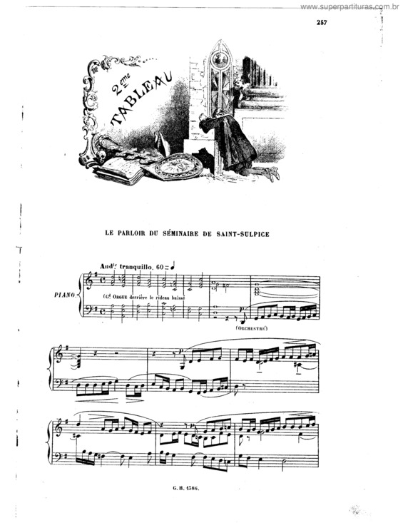 Partitura da música Manon v.4