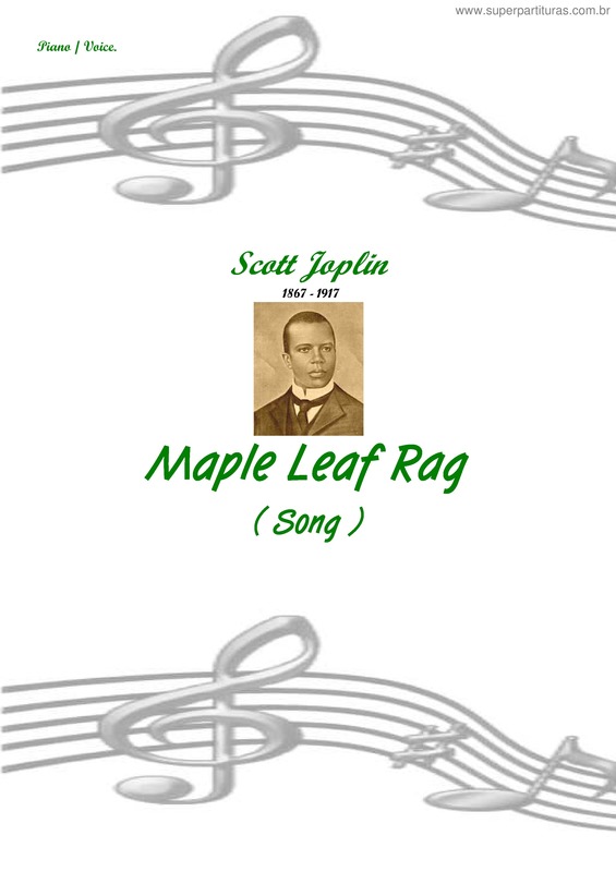 Partitura da música Maple Leaf Rag - Song